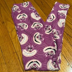 Lularoe Disney Cheshire Cat Leggings Tween